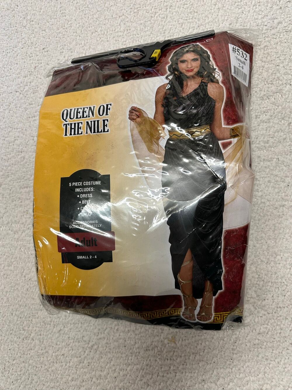 Womens Queen of the Nile Egyptian Costume Size 2-4 Petite